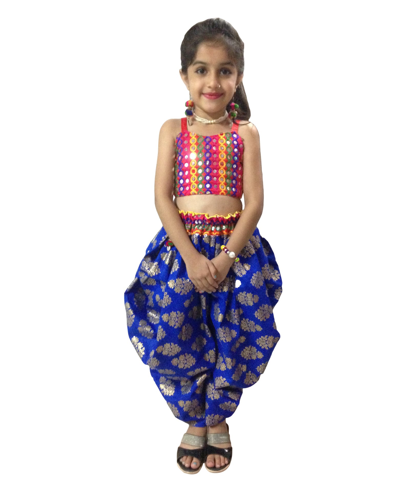 Black Colour Garbi New Latest Designer Navratri Special Kids wear Kediya  And Dhoti Collection 2 Garbi - The Ethnic World